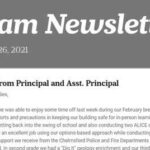 Chelmsford Public Schools Byam School Newsletter 2-27-21