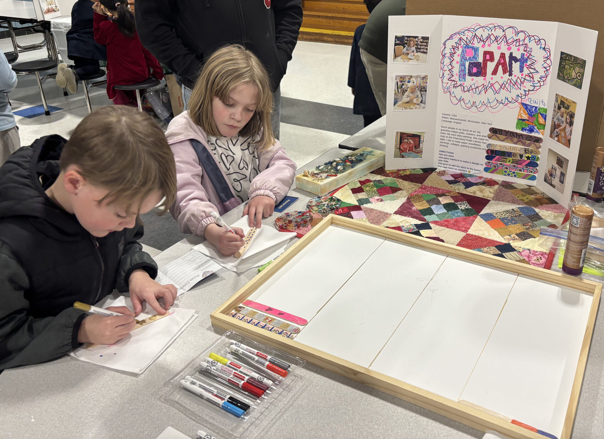 Byam Elementary School hosted its Celebrating Us Multicultural Evening on Wednesday, March 19, featuring food, games, interactive stations and much more.