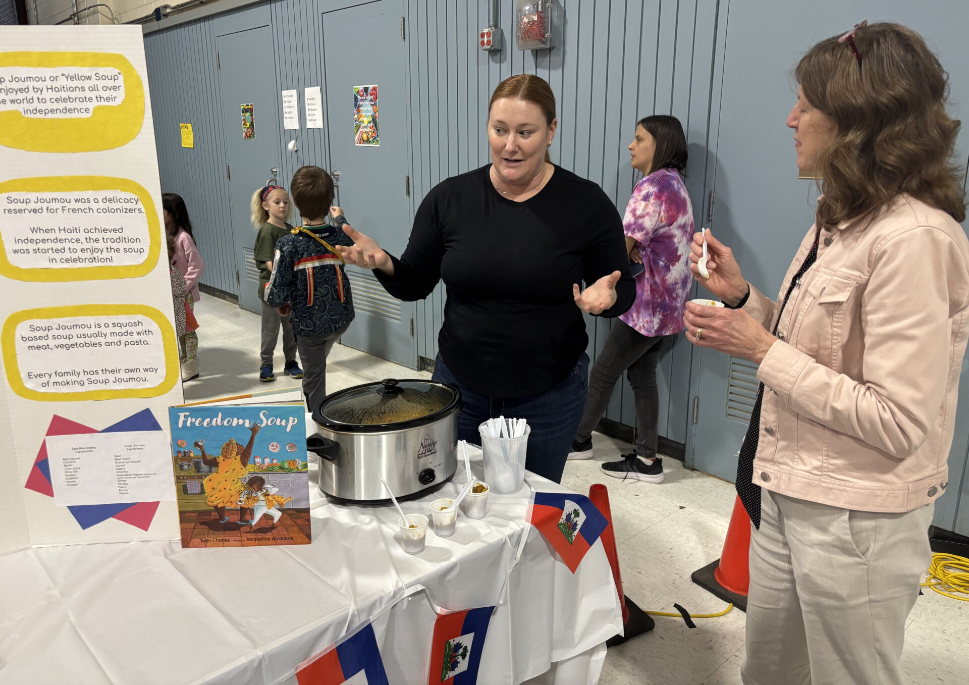 Byam Elementary School hosted its Celebrating Us Multicultural Evening on Wednesday, March 19, featuring food, games, interactive stations and much more.
