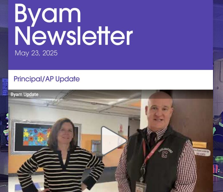 Byam Elementary School Newsletter – May 23, 2025