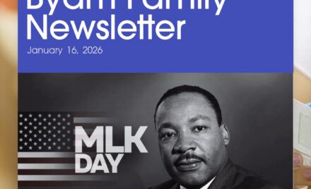 Byam Family Newsletter - January 16, 2026