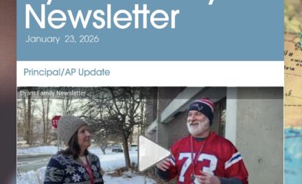 Byam Family Newsletter - January 23, 2026