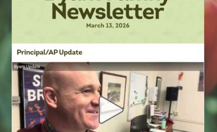 Byam Family Newsletter - March 13, 2026