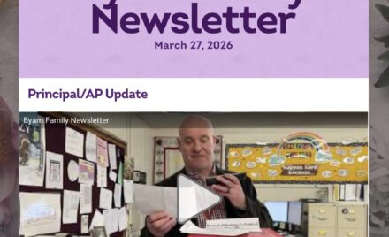 Byam Family Newsletter - March 27, 2026