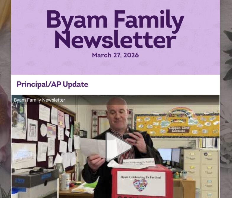 Byam Family Newsletter - March 27, 2026