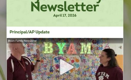 Byam Family Newsletter - April 17, 2026