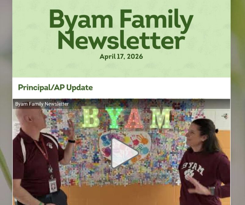 Byam Family Newsletter - April 17, 2026