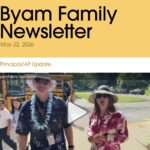 Byam Family Newsletter - May 22, 2026