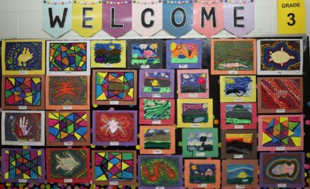 Third grade work featured in Byam Elementary School's Art night on Wednesday, May 27, 2026.