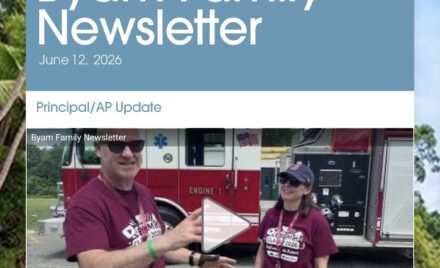 Byam Family Newsletter - June 12, 2026